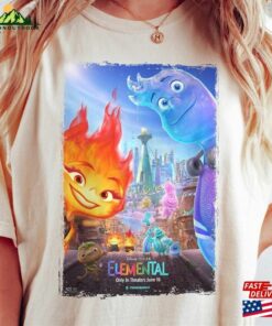 Comfort Colors Disney Elemental Movie Poster Graphic T-Shirt Pixar 2023 Shirt Family Trip Classic Unisex Comfort Colors Disney Elemental Movie Poster Graphic T-Shirt Pixar 2023 Shirt Family Trip Classic Unisex