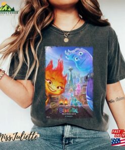 Comfort Colors Disney Elemental Movie Poster Graphic T-Shirt Pixar 2023 Shirt Family Trip Classic Unisex Comfort Colors Disney Elemental Movie Poster Graphic T-Shirt Pixar 2023 Shirt Family Trip Classic Unisex