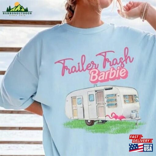 Comfort Colors Funny Barb Tshirt Trailor Trash Shirt Summer Tee T-Shirt Classic