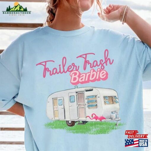 Comfort Colors Funny Barb Tshirt Trailor Trash Shirt Summer Tee T-Shirt Unisex