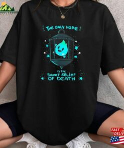 Comfort Colors Lumalee Shirt The Only Hope Is Sweet Relief Of Death 2023 Movie Blue T-Shirt Unisex Comfort Colors Lumalee Shirt The Only Hope Is Sweet Relief Of Death 2023 Movie Blue T-Shirt Unisex