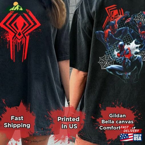 Comfort Colors Miguel O’hara Spider Man 2 Sides Shirt Hoodie T-Shirt