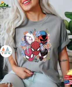 Comfort Colors Retro Spider Verse Shirt Floral Man Across The Unisex Sweatshirt 3