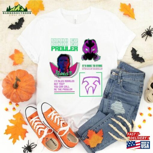 Comfort Colors Shirt Earth 42 Miles Morales The Prowler Spider T-Shirt Hoodie