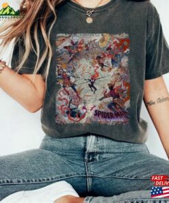 Comfort Colors Shirt Journey To The West Chinese Version Spiderman Across Spider Verse Characters Sweatshirt Unisex