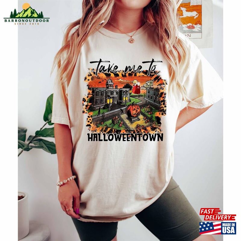 Comfort Colors Take Me To Halloweentown Vintage Shirt Spooky Season Movie Classic Unisex