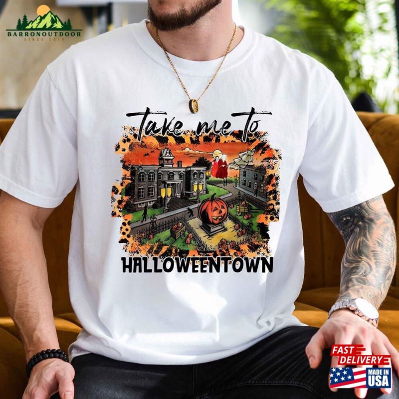 Comfort Colors Take Me To Halloweentown Vintage Shirt Spooky Season Movie Classic Unisex