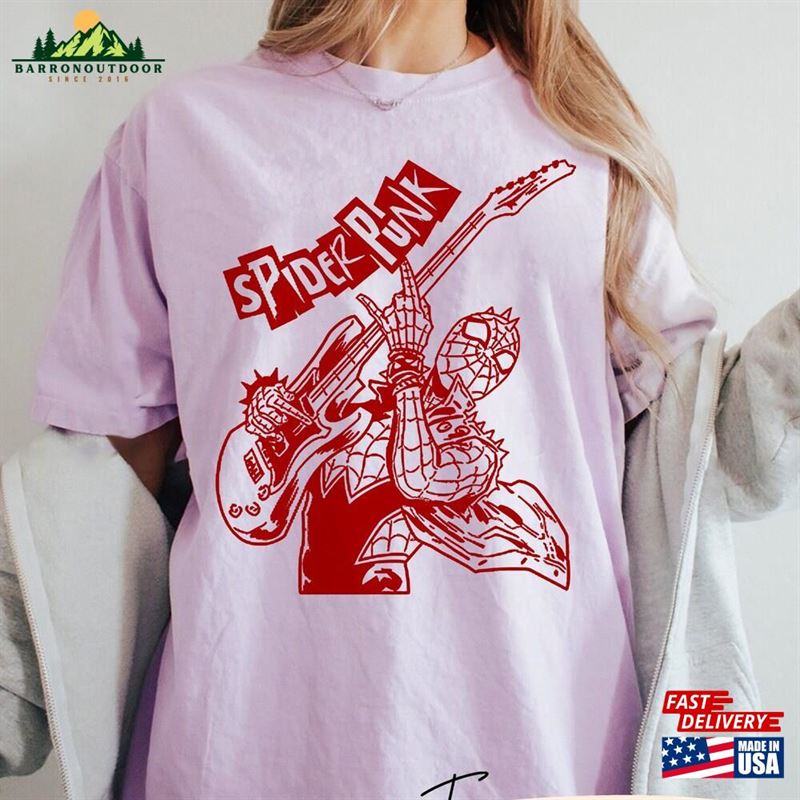 Comfort Colors Vintage 90S The Amazing Spider Punk Shirt Across Classic Sweatshirt