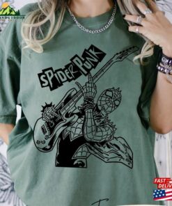 Comfort Colors Vintage 90S The Amazing Spider Punk Shirt Across Classic Sweatshirt 4