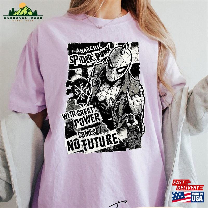 Comfort Colors Vintage 90S The Amazing Spider Punk Shirt Across Hoodie T-Shirt