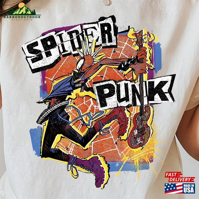 Comfort Colors Vintage 90S The Amazing Spider Punk Shirt Across T-Shirt Hoodie