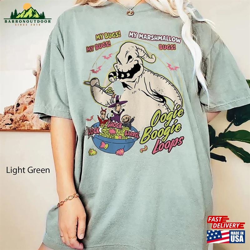 Comfort Colors Vintage Oogie Boogie Loops Shirt Disney Halloween The Nightmare Before Christmas Unisex Sweatshirt