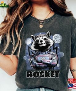 Comfort Colors Vintage Rocket Raccoon Shirt Marvel Studio Guardians Of The Galaxy Vol 3 Hoodie Unisex