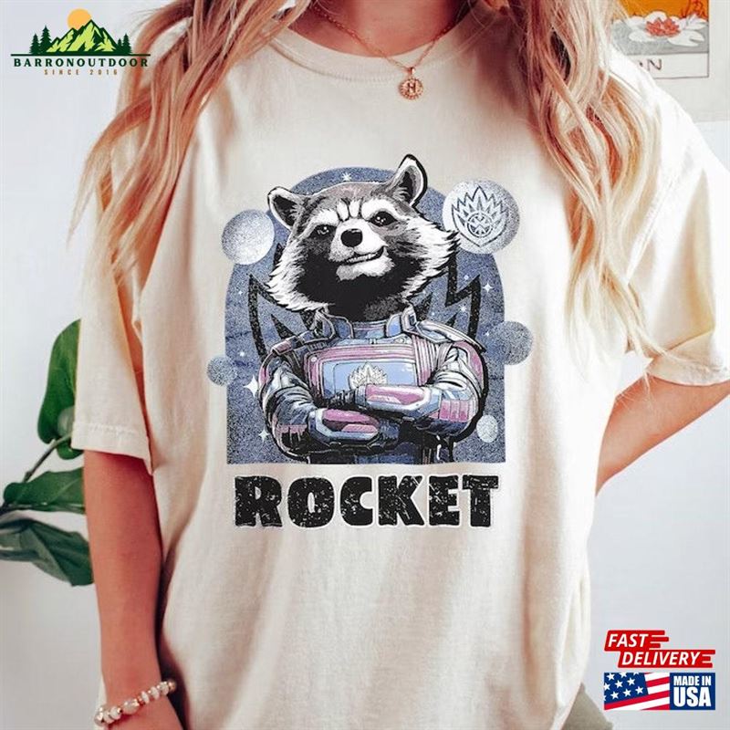 Comfort Colors Vintage Rocket Racoon Shirt Marvel Studio Guardians Of The Galaxy Vol 3 Raccoon Hoodie Classic