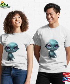 Cool Cute Space Alien Baby Classic T-Shirt Unisex