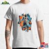 Copia De Flaming Patriotism American Football Player Graffiti 1 Classic T-Shirt Sweatshirt