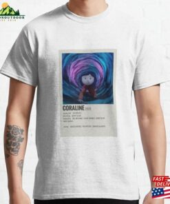 Coraline Alternative Poster Art Movie Large Classic T-Shirt Unisex Coraline Alternative Poster Art Movie Large Classic T-Shirt Unisex