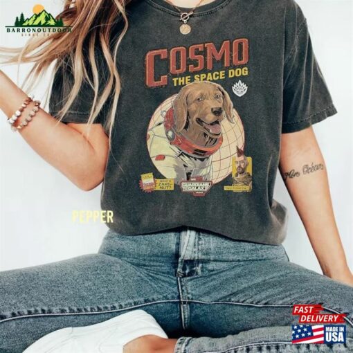 Cosmo The Space Dog Shirt Marvel Movie 2023 Retro Guardians Of Galaxy Vol 3 T-Shirt Hoodie