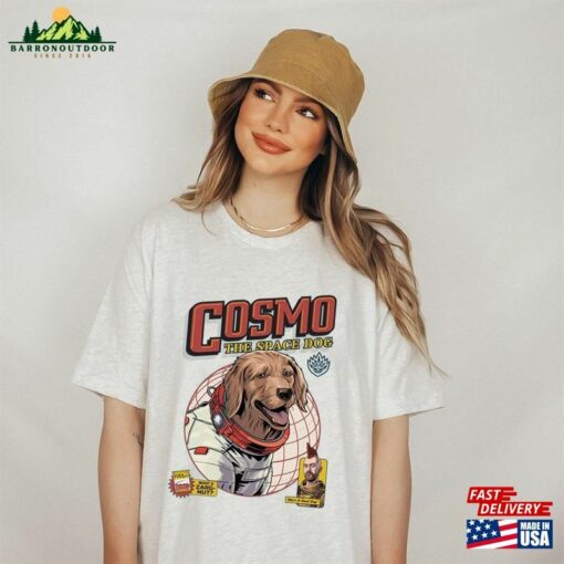 Cosmo The Space Dog Shirt Marvel Studio Movie 2023 Retro Guardians Of Galaxy Vol 3 Hoodie Unisex