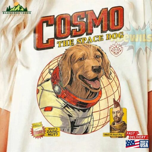 Cosmo The Space Dog T-Shirt Guardians Of Galaxy Vol 3 Shirt Rocket Sweatshirt Unisex