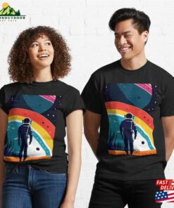 Cosmonaut Into The Unknown Classic T Shirt 3