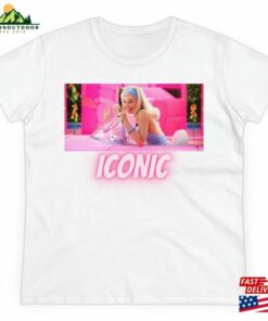 Cotton T-Shirt Women’s Short Sleeve Barbie Movie 2023 Pink Sparkles Summer Classic Unisex