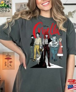 Cruella Shirt Disney Character Emma Stone Classic T-Shirt Cruella Shirt Disney Character Emma Stone Classic T-Shirt