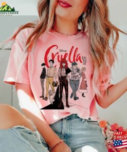 Cruella Shirt Disney Character Emma Stone Classic T-Shirt 2 Cruella Shirt Disney Character Emma Stone Classic T Shirt 3