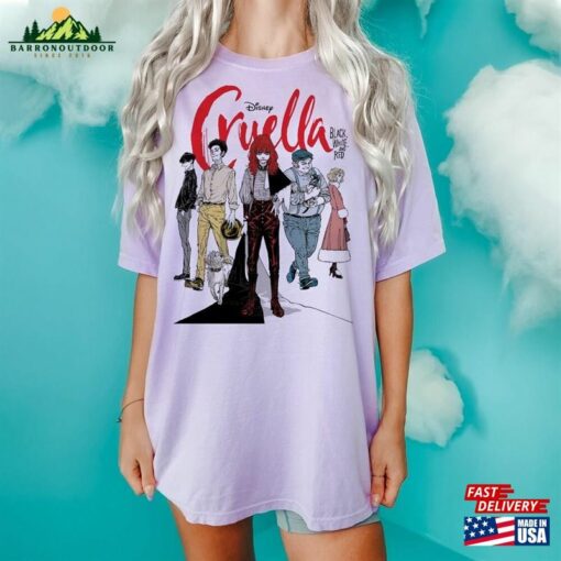 Cruella Shirt Disney Character Emma Stone Classic T-Shirt