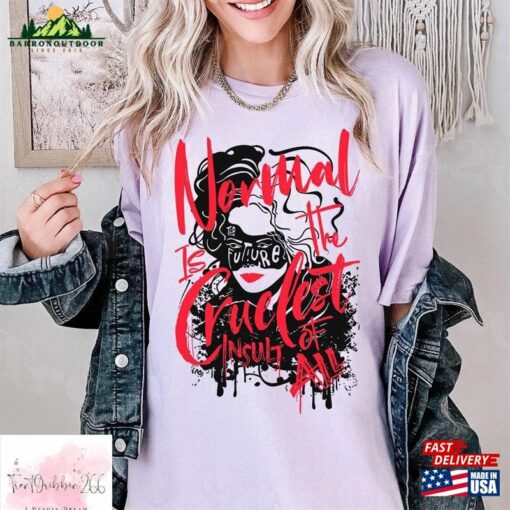 Cruella Shirt Disney Character Emma Stone Hoodie Unisex