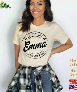 Custom Baby Come On Lets Go Party Bella Canvas Shirt Girls Classic T Shirt 3