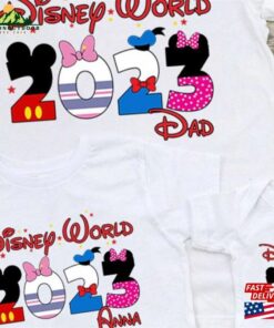 Custom D I S N E Y World Colorful Shirt Name 2023 Matching Family Movie Sweatshirt Hoodie Custom D I S N E Y World Colorful Shirt Name 2023 Matching Family Movie Sweatshirt Hoodie