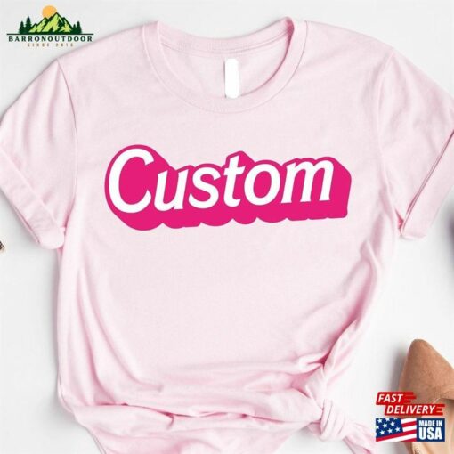 Custom Doll Baby Girl Birthday Shirt Party Girls For Besties Personalized Classic Unisex