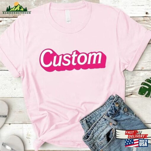 Custom Doll Baby Girl Birthday T-Shirt Party Girls Shirt For Besties Personalized Hoodie Classic