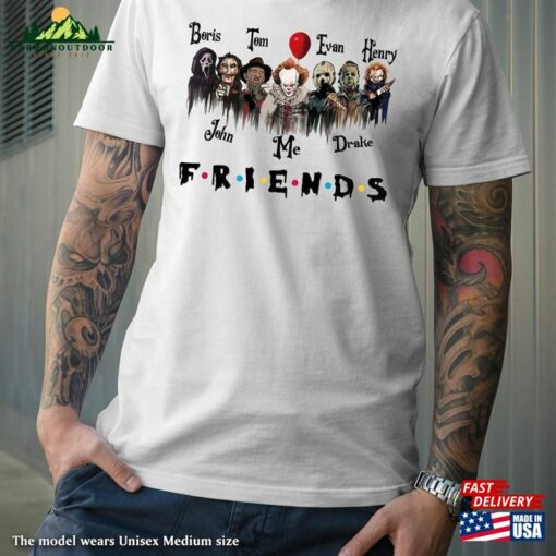 Custom Halloween Friends Shirt T-Shirt Gift Customized Hoodie Unisex