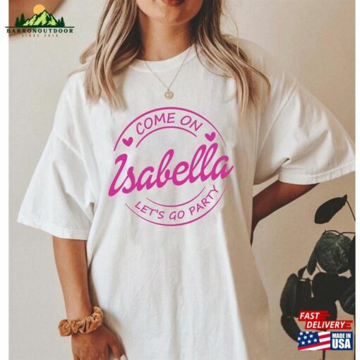 Custom Name Barbie Movie 2023 Shirt And Ken Come On Let Sweatshirt T-Shirt