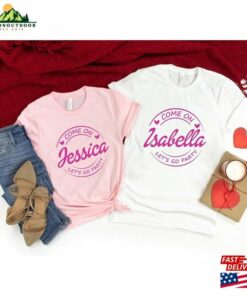 Custom Name Barbie Movie 2023 Shirt And Ken Come On Let Sweatshirt T Shirt 4