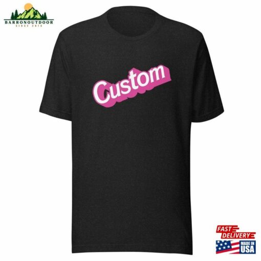 Custom Text Unisex Relaxed T-Shirt Classic