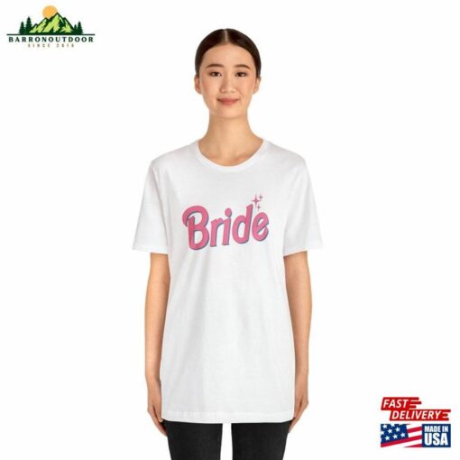 Customizable Barbie Movie Logo Shirt Personalized Bride Tee Inspired 2023 Trendy Summer Classic T-Shirt