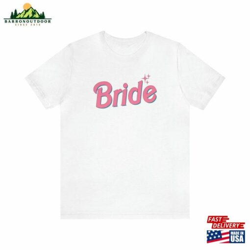 Customizable Barbie Movie Logo Shirt Personalized Bride Tee Inspired 2023 Trendy Summer Classic T-Shirt