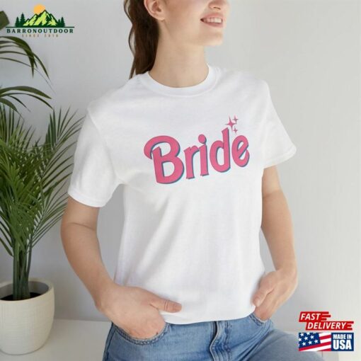 Customizable Barbie Movie Logo Shirt Personalized Bride Tee Inspired 2023 Trendy Summer Classic T-Shirt