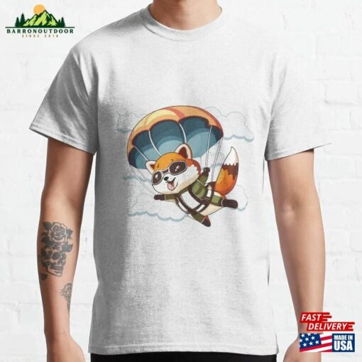 Cute Animal Skydiving Extreme Sports Unisex Classic