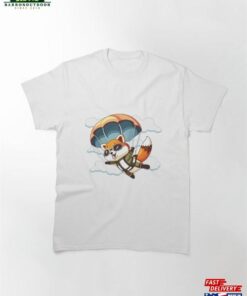 Cute Animal Skydiving Extreme Sports Unisex Classic