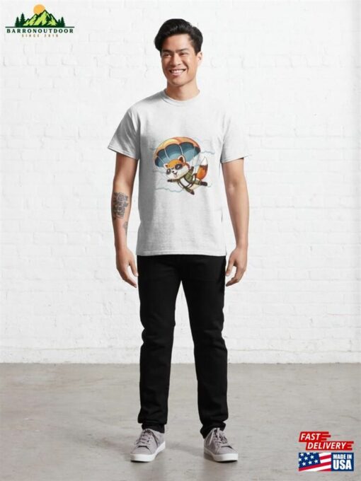 Cute Animal Skydiving Extreme Sports Unisex Classic