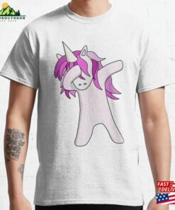 Cute Dabbling Unicorn Classic T-Shirt Hoodie