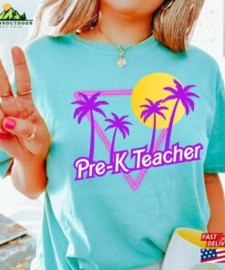 Cute Grade Level Shirt For Teacher Appreciation Gift T-Shirt Barbie Font Pre K Classic