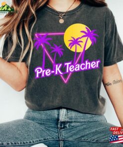 Cute Grade Level Shirt For Teacher Appreciation Gift T-Shirt Barbie Font Pre K Classic