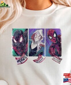 Cute Spider Shirt Hello Miles And Gwen Funny Cartoon T-Shirt Classic Cute Spider Shirt Hello Miles And Gwen Funny Cartoon T-Shirt Classic