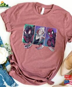 Cute Spider Shirt Hello Miles And Gwen Funny Cartoon T-Shirt Classic 2 Cute Spider Shirt Hello Miles And Gwen Funny Cartoon T Shirt Classic 3