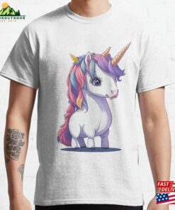 Cute Unicorn 3 Classic T-Shirt Hoodie Cute Unicorn 3 Classic T-Shirt Hoodie